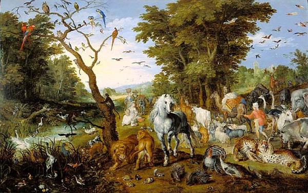 Jan Brueghel The Elder The Entry of the Animals Into Noah Ark oil painting picture